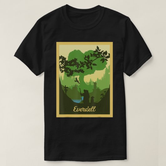 Everdell Board blij nieuw jaar T-shirt (Design voorkant)