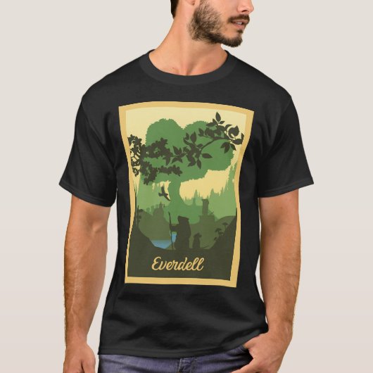 Everdell - Bordspellen - Minimalistische reisposte T-shirt (Voorkant)