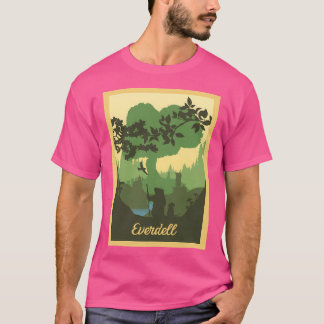 Everdell - Bordspellen - Minimalistische reisposte T-shirt