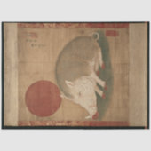Everdier Zodiac teken Edo Periode Schilderij Japan Tissuepapier (Voorkant)