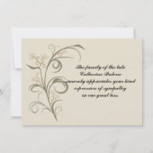 Everduurzame - Bereavement Dank u, Notecard Bedankkaart (Voorkant)