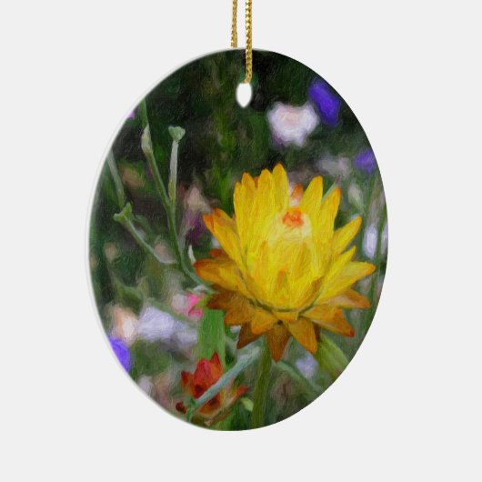 Everduurzame bloem. keramisch ornament (Rechts)