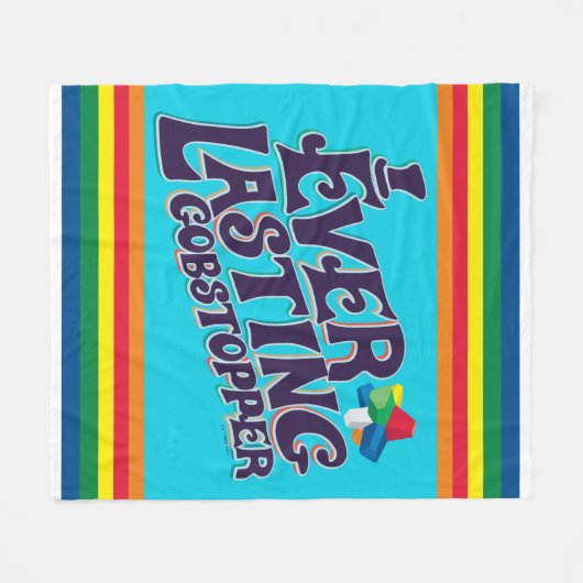 Everduurzame Gobstopper Graphic Fleece Deken (Voorkant (Horizontaal))