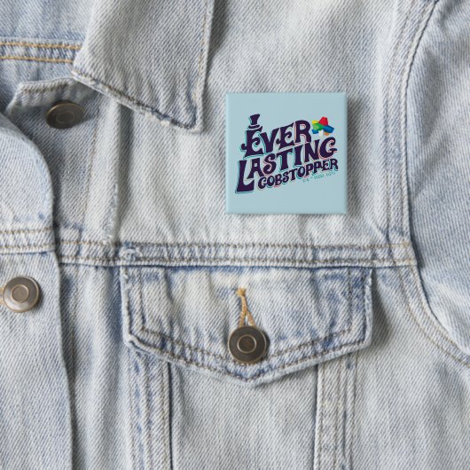 Everduurzame Gobstopper Graphic Vierkante Button 5,1 Cm (In situ)