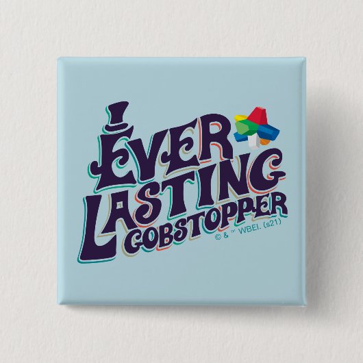 Everduurzame Gobstopper Graphic Vierkante Button 5,1 Cm (Voorkant)