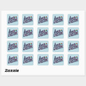 Everduurzame Gobstopper Graphic Vierkante Sticker (Vel)