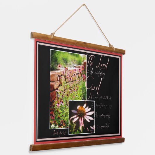 Everduurzame God Hangend Wandkleed (Gebogen)