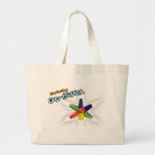 Everduurzame God-stopper Grote Tote Bag (Voorkant)