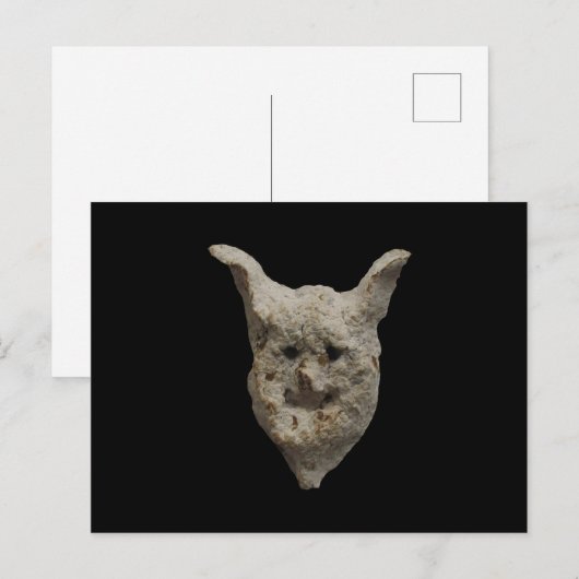 Everduurzame Halloween x Ancient Stoned Sculpture Briefkaart (Voorkant / Achterkant)