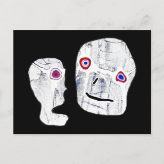 Everduurzame Halloween x Stone Zombie Aliens Briefkaart