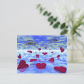 Everduurzame Love Briefkaart (Staand voorkant)