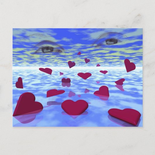 Everduurzame Love Briefkaart (Voorkant)