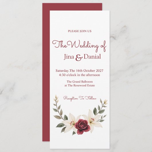 Everduurzame Love Kaart (Voorkant / Achterkant)