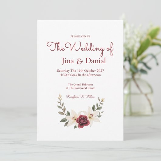 Everduurzame Love Kaart (Staand voorkant)