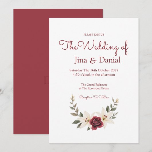 Everduurzame Love Kaart (Voorkant / Achterkant)