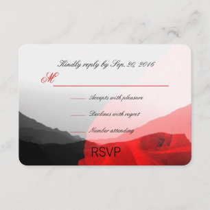 Everduurzame Love/Mountain Range Red Rose RSVP