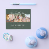 Everduurzame Love PHOTO COLLAGE Wedding Event Inve Flyer (Enkel)