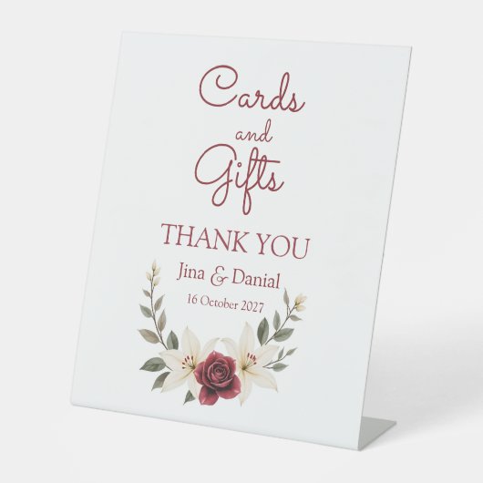 Everduurzame Love Reclamebord Met Voetstuk (Voorkant)