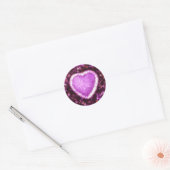 Everduurzame Love Ronde Sticker (Envelop)