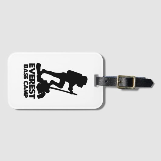 Everest Base Camp Bagagelabel (Voorkant (horizontaal))