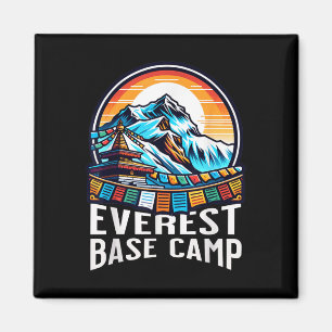 Everest Base Camp Prayer Vlaggen Nepalese Himalaya Magneet
