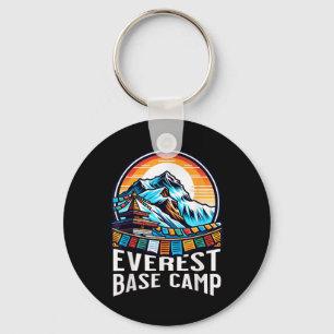 Everest Base Camp Prayer Vlaggen Nepalese Himalaya Sleutelhanger