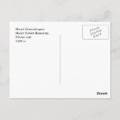 Everest Base Camp Tibet Briefkaart (Achterkant)