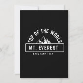 Everest Base Camp Trek Bedankkaart (Achterkant)