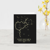 Everest Base Camp Trek Everest wandelkaart Kaart (Gele Bloem)