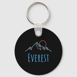Everest - Bergbeklimmers Retro Wandelen Nieuwighei Sleutelhanger
