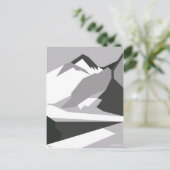 Everest Black - Art Gallery Selection Briefkaart (Staand voorkant)