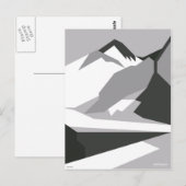Everest Black - Art Gallery Selection Briefkaart (Voorkant / Achterkant)