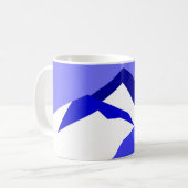 Everest - blauw koffiemok (Voorkant links)