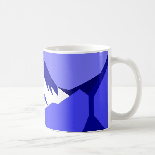 Everest - blauw koffiemok (Rechts)