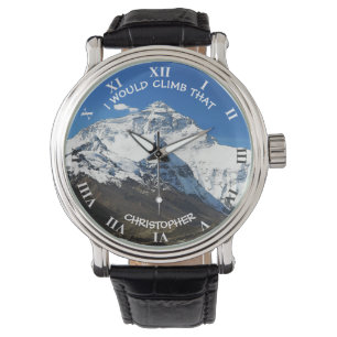 Everest Chomolungma, ik zou die klimmer beklimmen Horloge