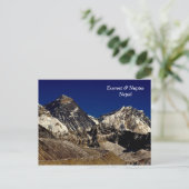 Everest en Nuptse Briefkaart (Staand voorkant)