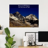 Everest en Nuptse Poster (Thuiskantoor)