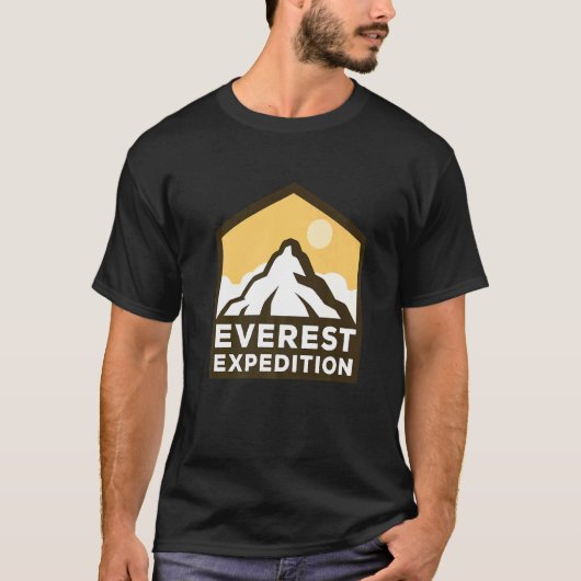 Everest Expeditions Mountain Exploration Adventure T-shirt (Voorkant)