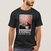 Everest Expeditions Mountain Exploration Adventure T-shirt (Voorkant)