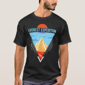 Everest Expeditions Mountain Exploration Adventure T-shirt (Voorkant)