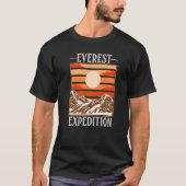 Everest Expeditions Mountain Exploration Adventure T-shirt (Voorkant)