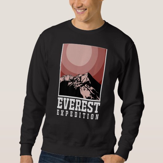 Everest Expeditions Mountain Exploration Adventure Trui (Voorkant)
