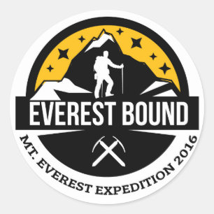 Everest gebonden Sticker