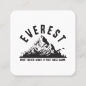 Everest Vierkante Visitekaartje (Achterkant)