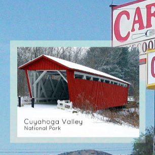 Everett Covered Bridge, Cuyahoga Valley NP Briefkaart