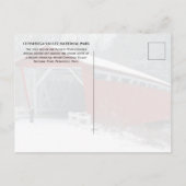 Everett Covered Bridge, Cuyahoga Valley NP Briefkaart (Achterkant)