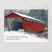 Everett Covered Bridge, Cuyahoga Valley NP Briefkaart (Voorkant)