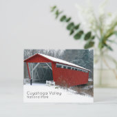 Everett Covered Bridge, Cuyahoga Valley NP Briefkaart (Staand voorkant)