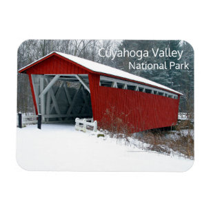 Everett Covered Bridge, Cuyahoga Valley NP Magneet