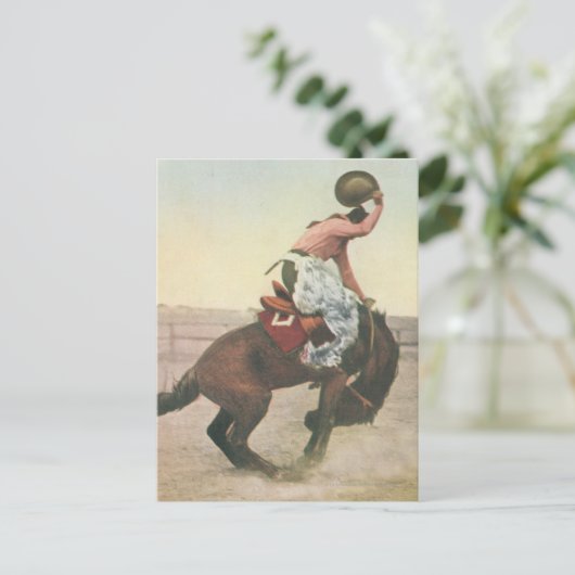 Everett McGucin over Blue Dog Cheyenne Frontier Da Briefkaart (Staand voorkant)